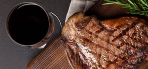 Isabelle's Recipe of the month. T-Bone and Bachelor Shiraz