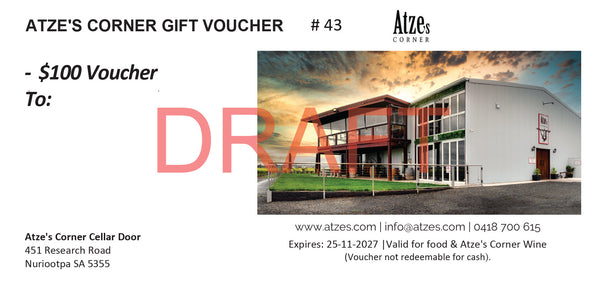 Atze's Corner Gift Voucher - Bronwyn